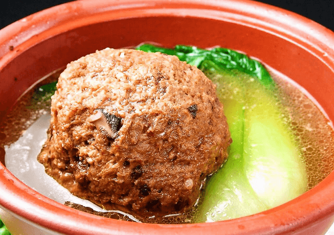 「清燉獅子頭 チンドゥンシーズートウ」イメージ