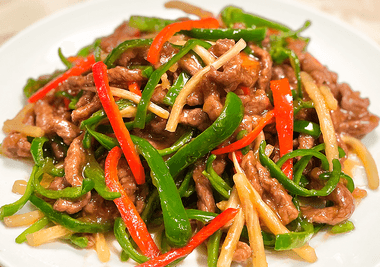 「青椒牛柳（牛ヒレ肉のチンジョウルースー）」イメージ